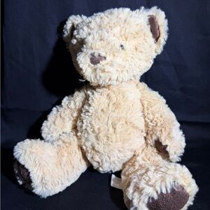 Jellycat Cream Plush Teddy Bear with Brown Accents